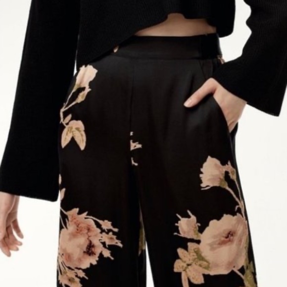 Aritzia Wilfred⎜FAUN PANT⎜BLACK / OAK - Picture 3 of 16